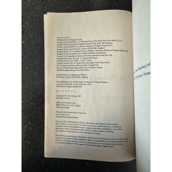 The Mistress's Daughter : A Memoir by A. M. Homes (2008, UK-B Format Paperback) - Picture 7 of 8